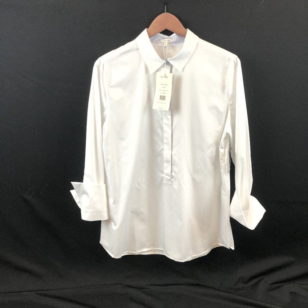 TYLER BOE MADISON COTTON SATEEN TUNIC NWT